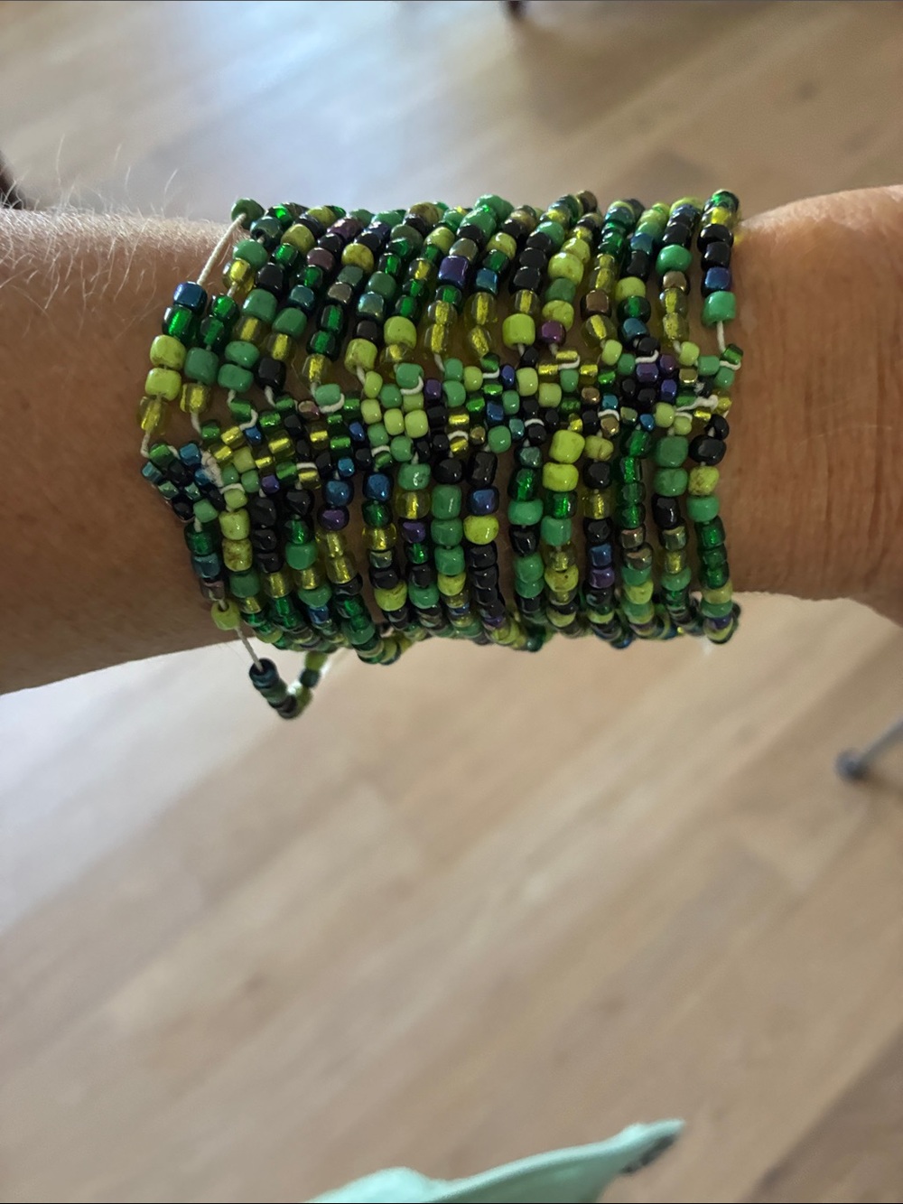 Southwest Bead bracelet and belt/scarf